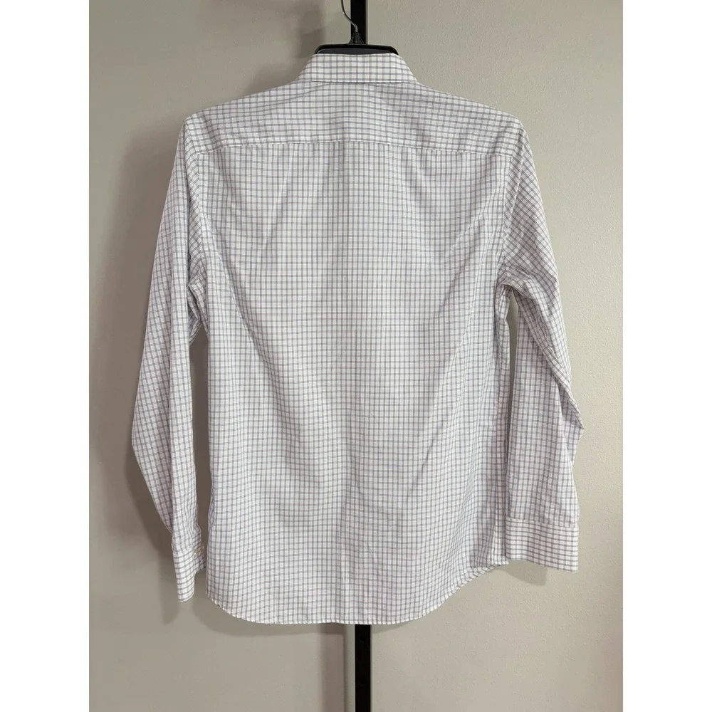 Banana Republic Men's Slim Fit Wrinkle Resistant Button Down Shirt Medium W156